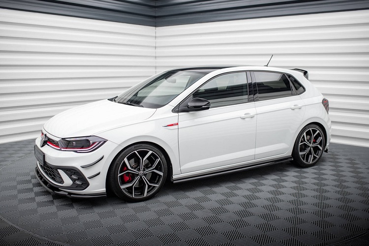 BODY KIT MAXTON DESIGN NERO LUCIDO PER VW POLO AW GTI RESTYLING