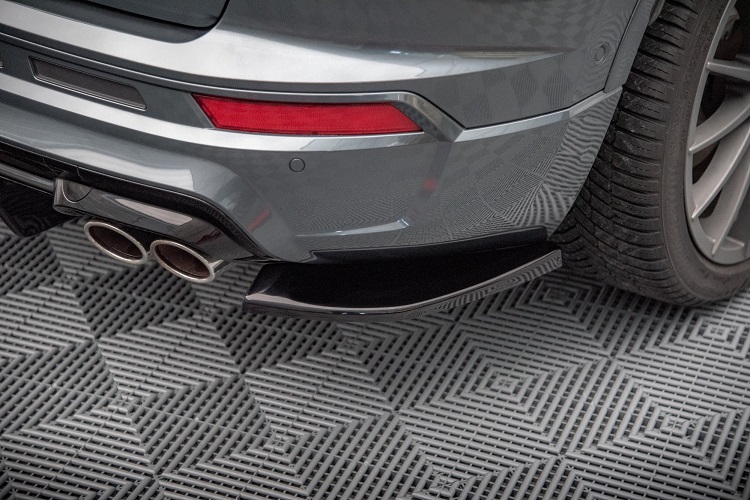 APPENDICI DIFFUSORE POSTERIORE SPORTIVO PER CUPRA ATECA MK1 PRE RESTYLING NERE LUCIDE MAXTON DESIGN