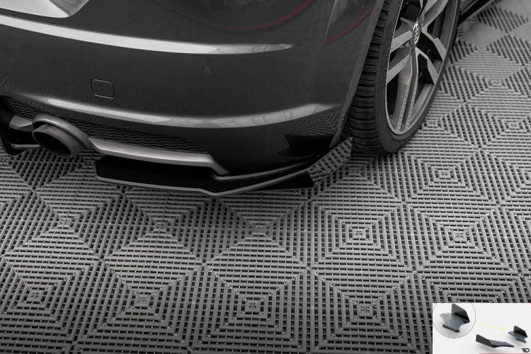 APPENDICI DIFFUSORE POSTERIORE SPORTIVO STREET PRO + FLAPS MAXTON DESIGN PER AUDI TT 8S CON S-LINE PRE-RESTYLING