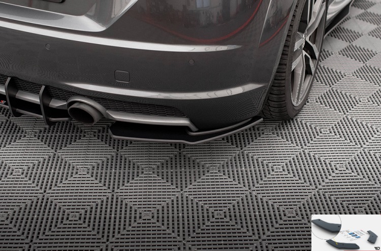 APPENDICI DIFFUSORE POSTERIORE SPORTIVO STREET PRO MAXTON DESIGN PER AUDI TT 8S CON S-LINE PRE-RESTYLING