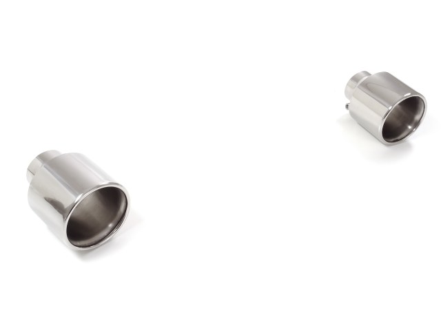 COPPIA FINALINI ESTETICI RAGAZZON 2X129MM PER ALFA ROMEO STELVIO 2.0 TURBO Q4 280CV