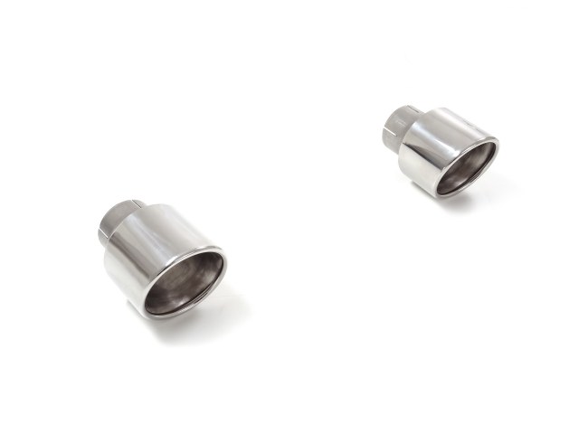 COPPIA FINALINI ESTETICI RAGAZZON SPORTLINE 2X129MM PER ALFA ROMEO STELVIO 2.0 TURBO Q4 280CV