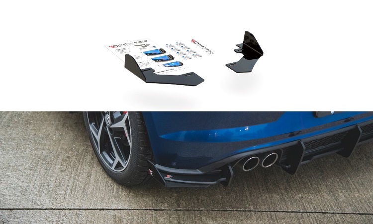 COPPIA FLAPS PER SOTTODIFFUSORE STREET PRO MAXTON DESIGN PER VW POLO AW GTI PRE-RESTYLING
