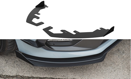 FLAPS PER SPLITTER ANTERIORE RACING DURABILITY MAXTON DESIGN PER FORD FIESTA MK8 ST/ST-LINE 