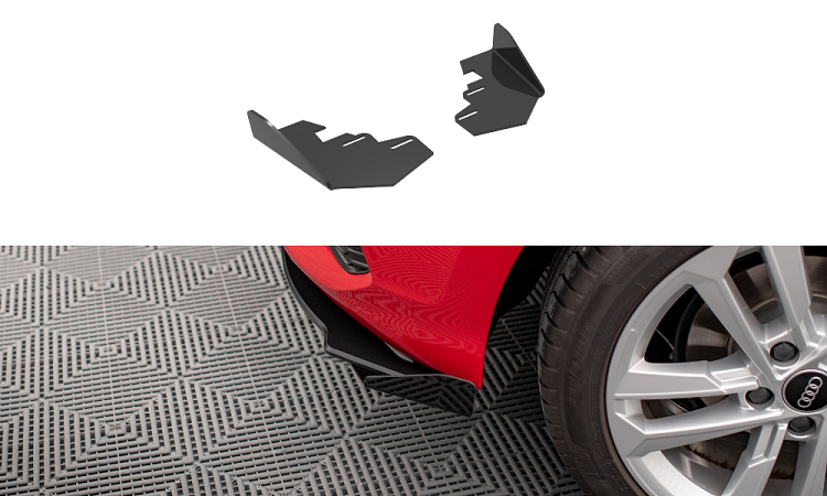 FLAPS PER SOTTODIFFUSORE POSTERIORE STREET PRO MAXTON DESIGN PER AUDI A3 8Y SPORTBACK (NO S-LINE) 