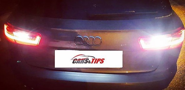 COPPIA LUCI RETROMARCIA LED CANBUS PER AUDI A6 C7 