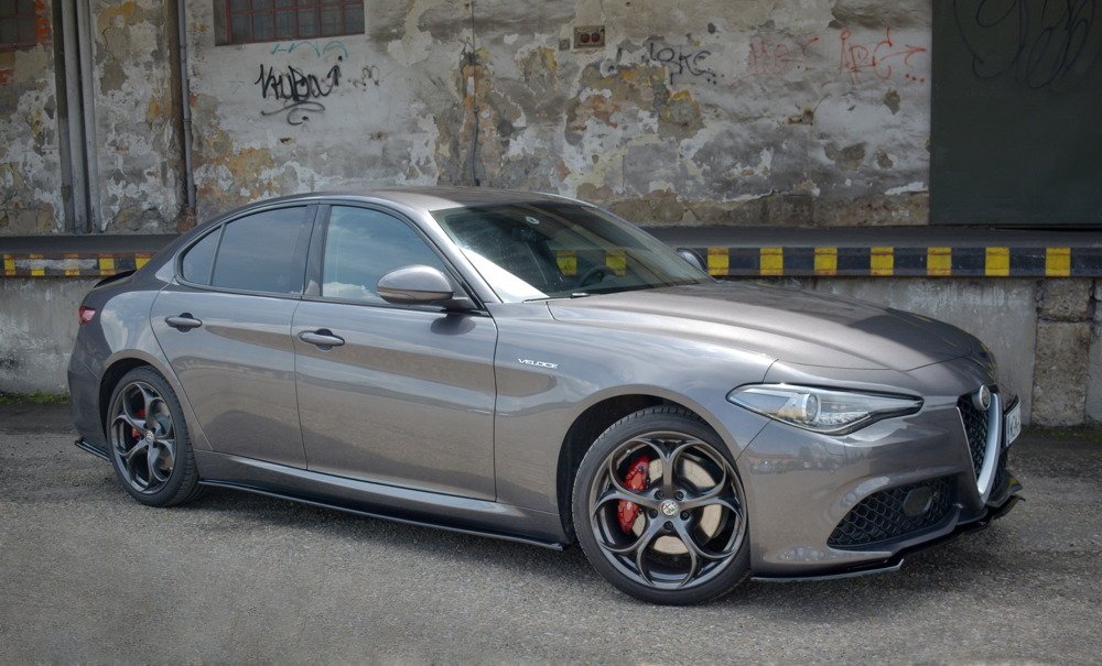 COPPIA SOTTOMINIGONNE MAXTON DESIGN CARBON LOOK PER ALFA ROMEO GIULIA VELOCE