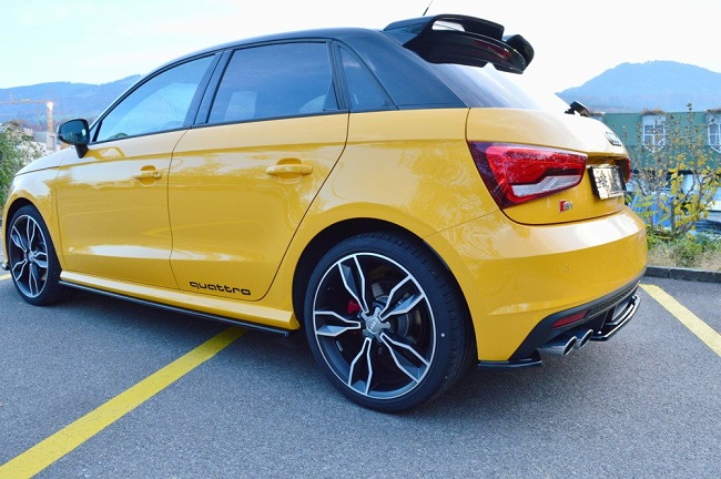 COPPIA SOTTOMINIGONNE MAXTON DESIGN CARBON LOOK PER AUDI S1 8X