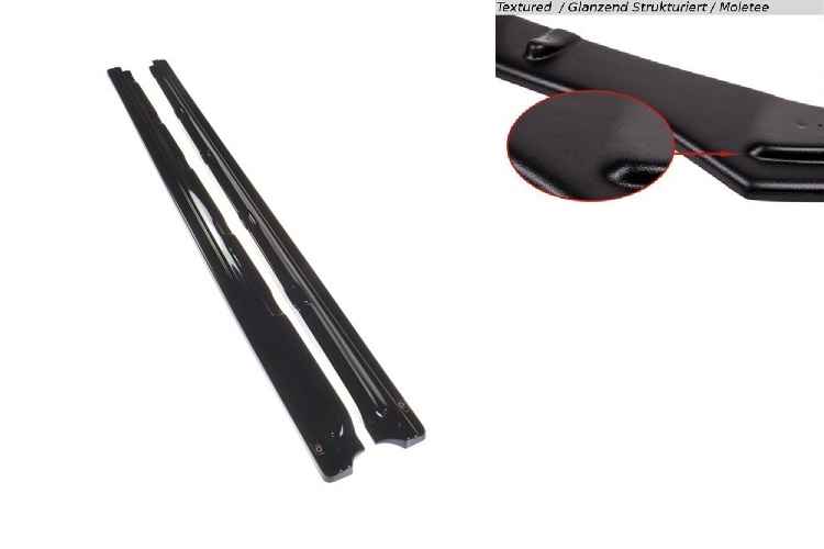 COPPIA SOTTOMINIGONNE MAXTON DESIGN NERE OPACHE PER VW GOLF MK7.5 STANDARD