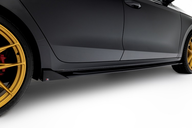 COPPIA SOTTOMINIGONNE V.4 MAXTON DESIGN NERE LUCIDE PER SKODA OCTAVIA RS MK4 COMBI/LIFTBACK RESTYLING