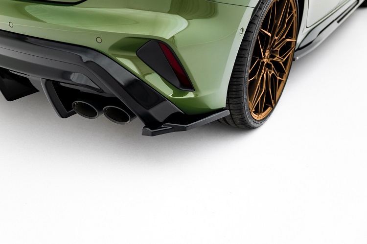 APPENDICI DIFFUSORE POSTERIORE SPORTIVO V.3 PER AUDI S3 8Y FACELIFT SPORTBACK NERE LUCIDE MAXTON DESIGN