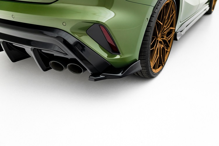 APPENDICI DIFFUSORE POSTERIORE SPORTIVO V.4 PER AUDI S3 8Y FACELIFT SPORTBACK NERE LUCIDE MAXTON DESIGN