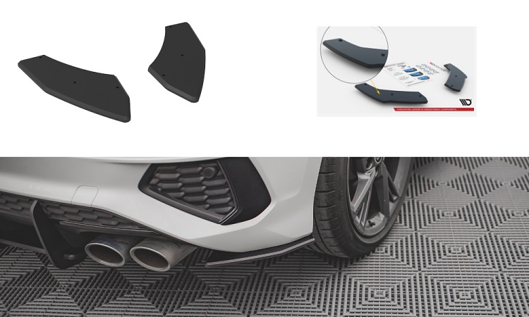 APPENDICI DIFFUSORE POSTERIORE SPORTIVO STREET PRO MAXTON DESIGN PER AUDI S3 8Y SPORTBACK 