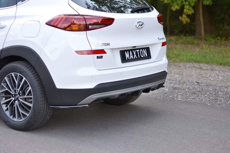 APPENDICI DIFFUSORE POSTERIORE SPORTIVO PER HYUNDAI TUCSON MK3 RESTYLING NERE LUCIDE MAXTON DESIGN