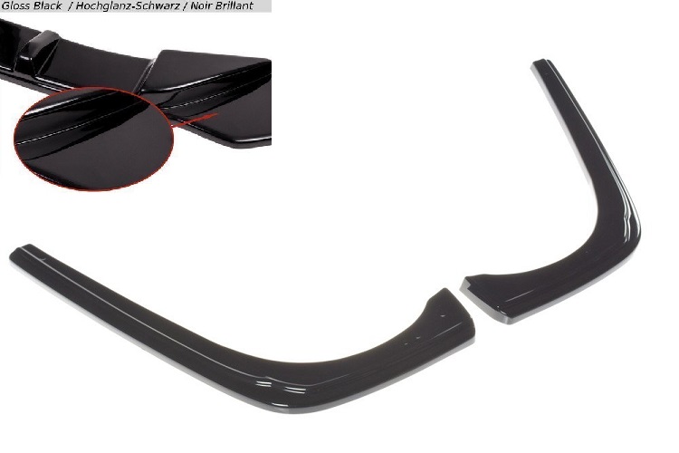 APPENDICI DIFFUSORE POSTERIORE SPORTIVO PER VW GOLF MK7.5 VARIANT STANDARD NERE LUCIDE MAXTON DESIGN