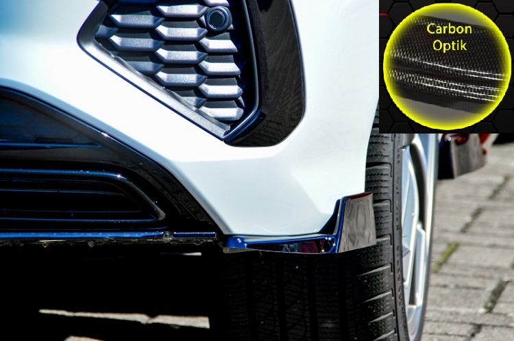 APPENDICI DIFFUSORE POSTERIORE SPORTIVO CON ALETTE CARBON LOOK INGO NOAK TUNING PER AUDI S3 / A3 8Y S-LINE SEDAN 