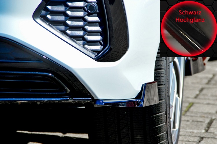 APPENDICI DIFFUSORE POSTERIORE SPORTIVO CON ALETTE NERE LUCIDE INGO NOAK TUNING PER AUDI S3 / A3 8Y S-LINE SEDAN 