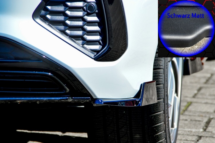 APPENDICI DIFFUSORE POSTERIORE SPORTIVO CON ALETTE NERE OPACHE INGO NOAK TUNING PER AUDI S3 / A3 8Y S-LINE SEDAN 