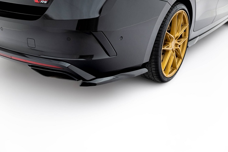 APPENDICI DIFFUSORE POSTERIORE SPORTIVO V.5 PER SKODA OCTAVIA RS MK4 COMBI/LIFTBACK PRE RESTYLING/RESTYLING NERE LUCIDE MAXTON DESIGN