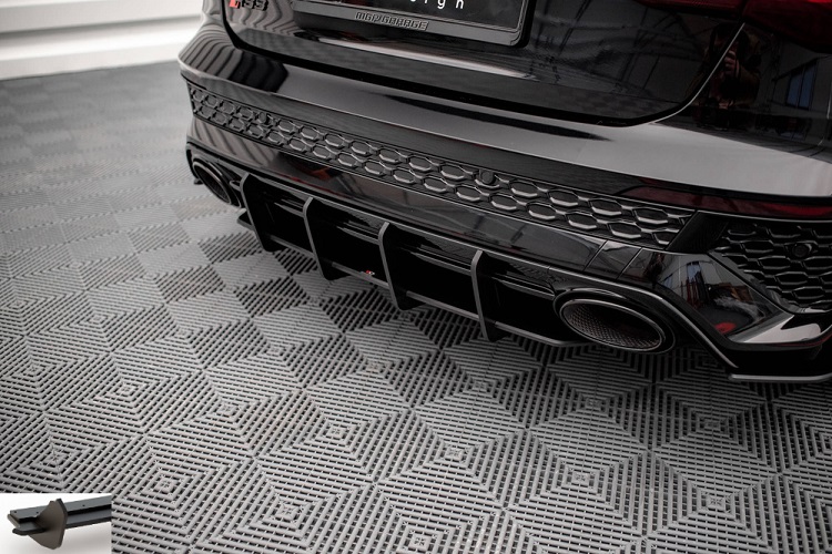 SOTTODIFFUSORE STREET PRO MAXTON DESIGN PER AUDI RS3 8Y SPORTBACK PRE-RESTYLING (NERO)