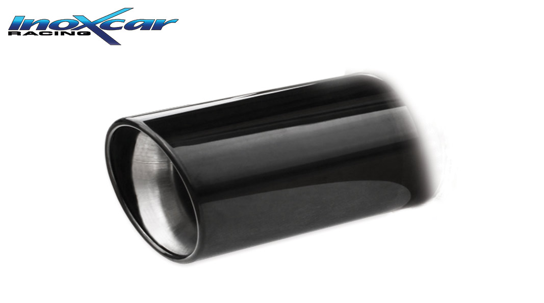 SCARICO FINALE SPORTIVO SILENZIATO RACE BLACK EDITION INOXCAR PER VW GOLF MK7 GTI