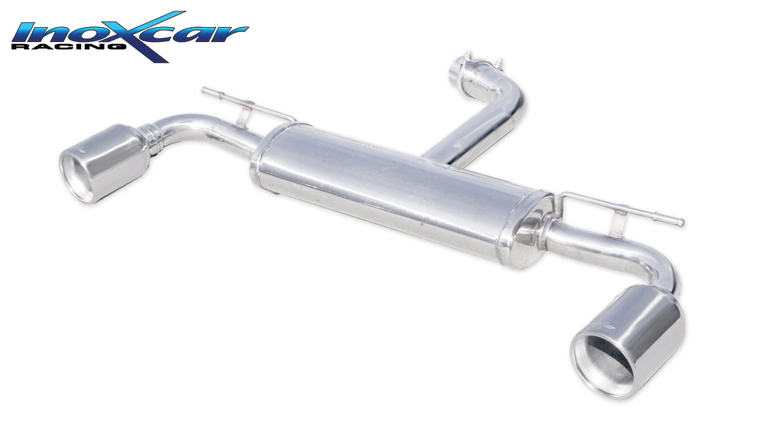 SCARICO FINALE SPORTIVO SILENZIATO RACING INOXCAR PER VW GOLF MK7 GTI