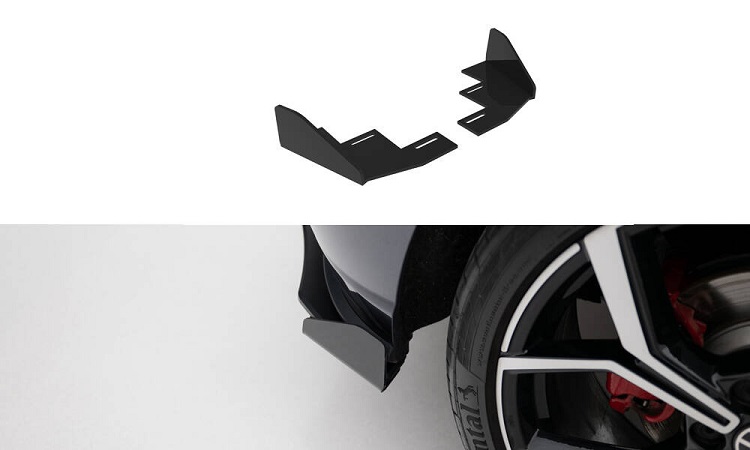 COPPIA FLAPS PER SOTTODIFFUSORE STREET PRO MAXTON DESIGN PER VW POLO AW GTI RESTYLING 