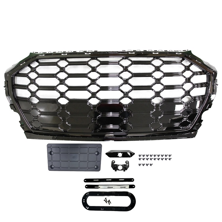GRIGLIA NIDO D'APE NO LOGO COMPATIBILE CON AUDI Q5 FY RESTYLING/FACELIFT (NERA LUCIDA)