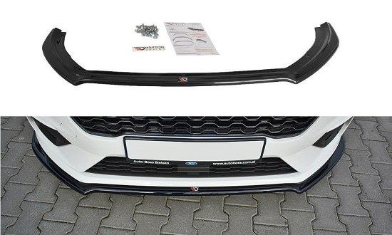 LAMA SOTTOPARAURTI ANTERIORE V.1 MAXTON DESIGN PER FORD FIESTA MK8 ST/ST-LINE CARBON LOOK