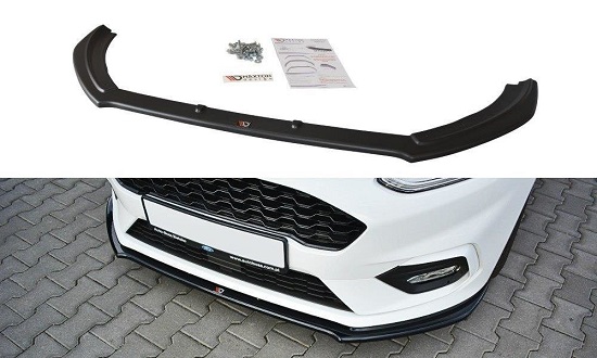 LAMA SOTTOPARAURTI ANTERIORE V.2 MAXTON DESIGN PER FORD FIESTA MK8 ST/ST-LINE NERO OPACO