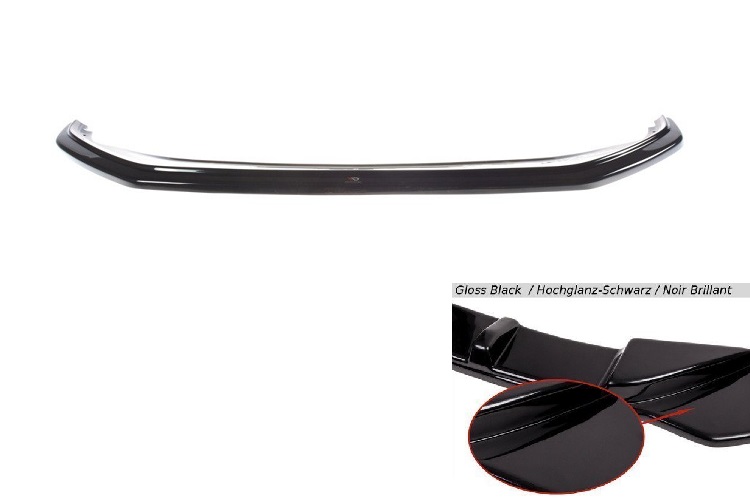 LAMA SOTTOPARAURTI ANTERIORE MAXTON DESIGN PER VW GOLF MK7.5 STANDARD NERO LUCIDO 