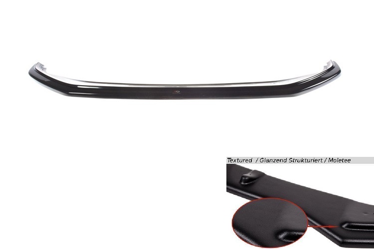 LAMA SOTTOPARAURTI ANTERIORE MAXTON DESIGN PER VW GOLF MK7.5 STANDARD NERO OPACO