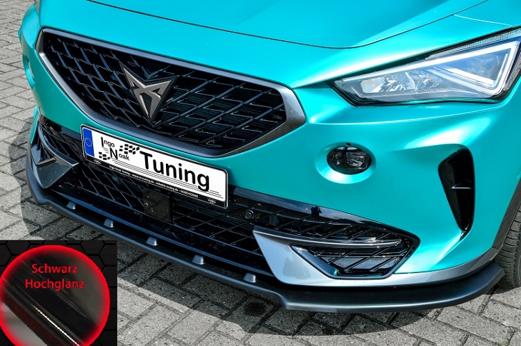 LAMA SOTTOPARAURTI ANTERIORE PER CUPRA FORMENTOR NERO LUCIDO INGO NOAK TUNING