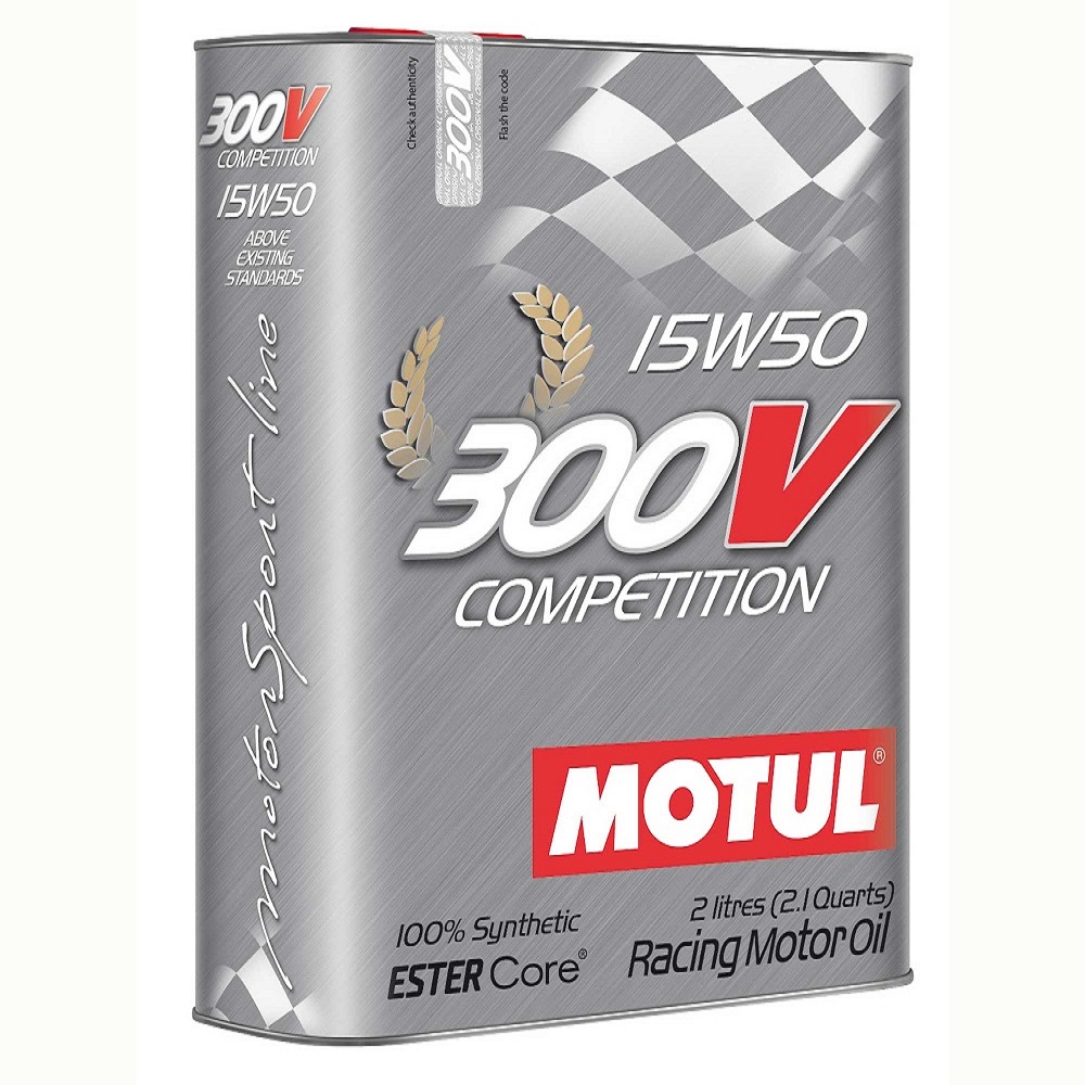 OLIO MOTORE SPORTIVO MOTUL 300V COMPETITION 15W50 2L