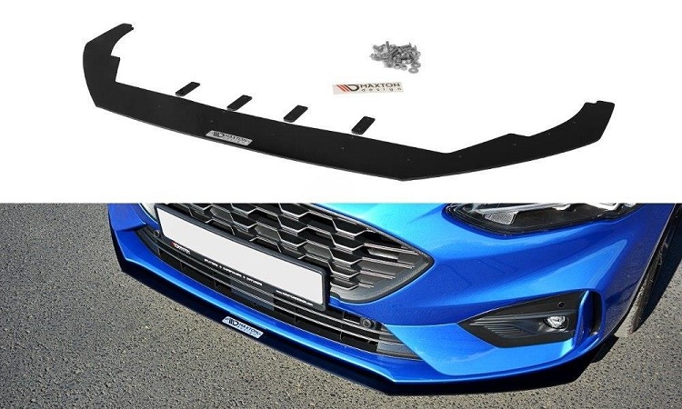 LAMA SOTTOPARAURTI ANTERIORE RACING MAXTON DESIGN PER FORD FOCUS ST / ST-LINE MK4 NERO OPACO