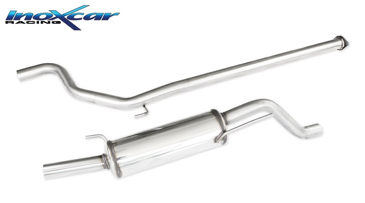 SCARICO SPORTIVO CATBACK SILENZIATO INOXCAR PER ABARTH GRANDE PUNTO 1.4 T-JET 155CV (⌀ 54MM)