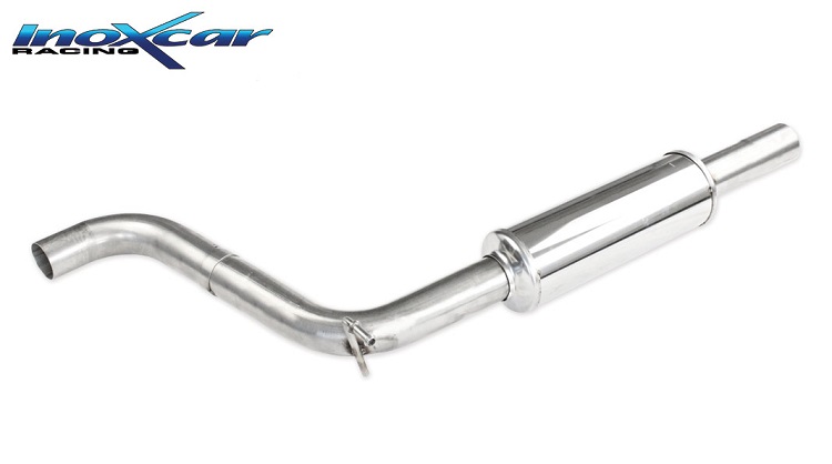 SCARICO CENTRALE SPORTIVO SILENZIATO INOXCAR PER AUDI A1 GB (2023-) 40 TFSI 2.0T 207CV SPORTBACK