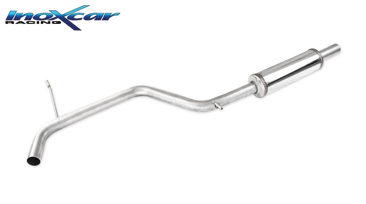 SCARICO CENTRALE SPORTIVO SILENZIATO (1 SILENZIATORE) INOXCAR PER AUDI A3 8Y 35 MILD HYBRID 1.5 TFSI 150CV (CON MULTILINK)