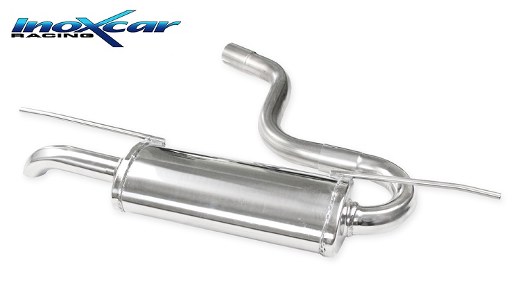 SCARICO FINALE SPORTIVO SILENZIATO INOXCAR PER AUDI A3 8Y 35 MILD HYBRID 1.5 TFSI 150CV (CON MULTILINK) NO USCITA A VISTA