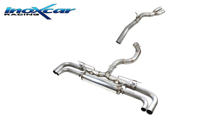 SCARICO SPORTIVO CATBACK SEMISILENZIATO INOXCAR PER AUDI RSQ3 F3 2.5 TFSI QUATTRO 400cv (CON GPF)