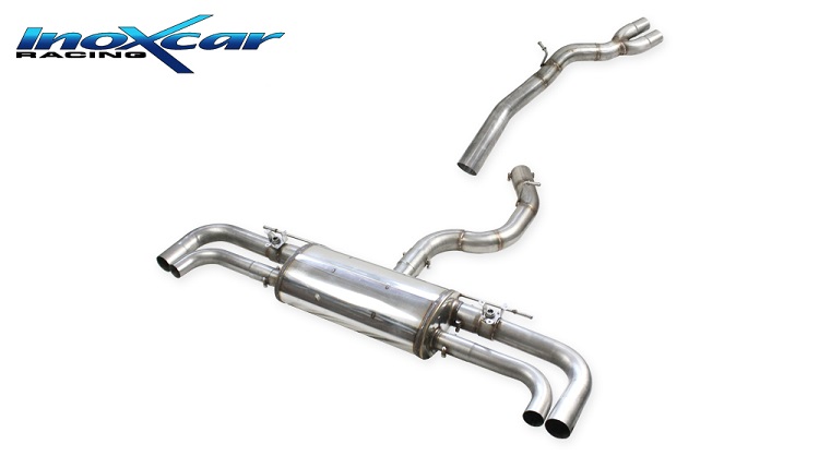 SCARICO SPORTIVO CATBACK SILENZIATO INOXCAR PER AUDI RSQ3 F3 2.5 TFSI QUATTRO 400cv (CON GPF)