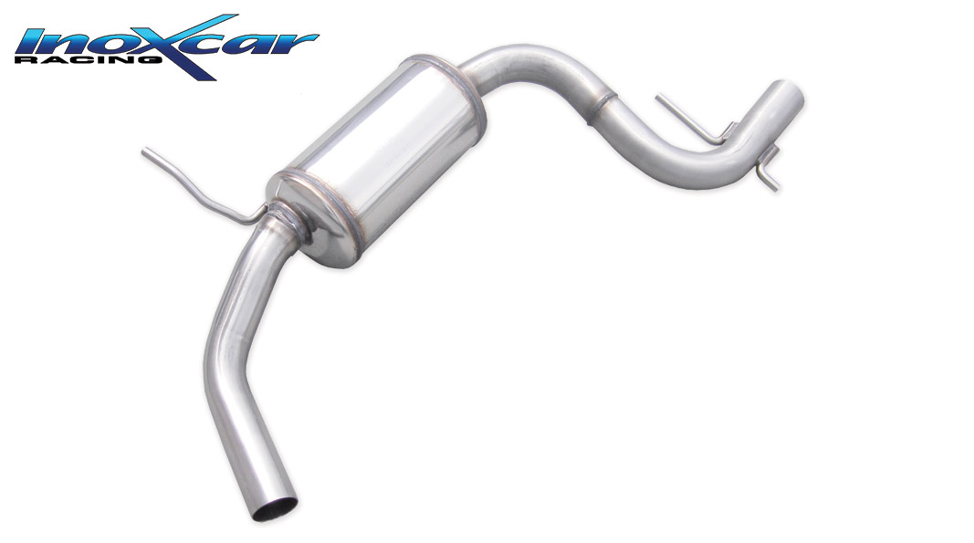 SCARICO CENTRALE SPORTIVO SILENZIATO INOXCAR PER VW SCIROCCO MK3 1.4 TSI 160CV
