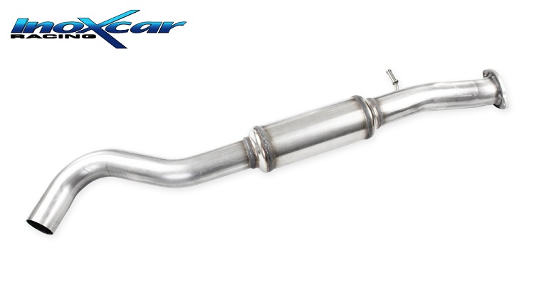 SCARICO CENTRALE SPORTIVO SILENZIATO INOXCAR PER TOYOTA YARIS GR 1.6 261CV (LINEA 70MM)