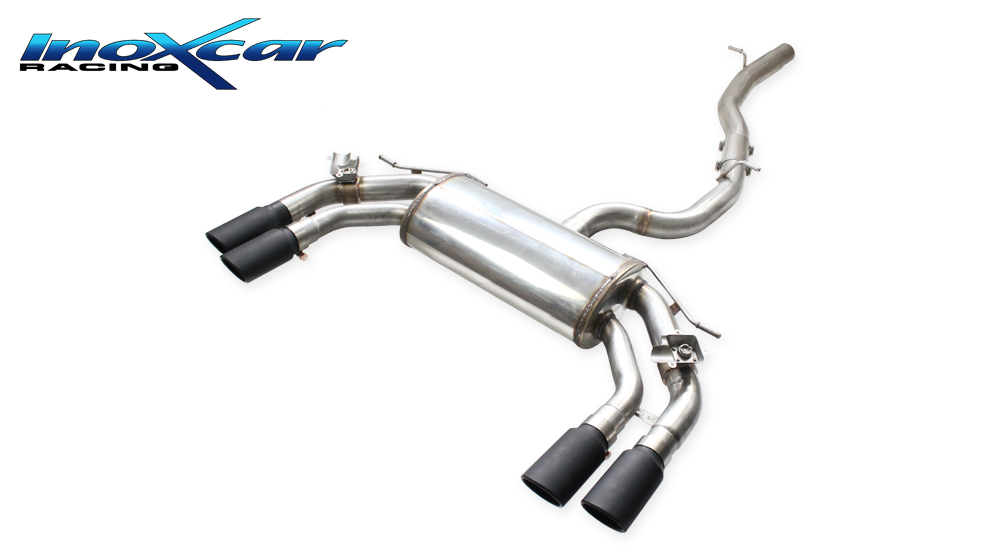 SCARICO CATBACK SEMISILENZIATO INOXCAR PER CUPRA ATECA 2.0 TSI 300CV 4DRIVE (CON GPF, SINGLE PIPE 2020-)