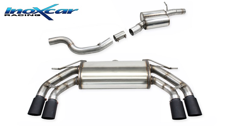 SCARICO CATBACK SILENZIATO INOXCAR PER CUPRA ATECA 2.0 TSI 190CV 4DRIVE (90mm)