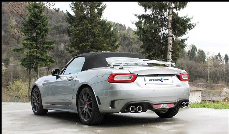 SCARICO FINALE SPORTIVO LIBERO INOXCAR PER ABARTH 124 SPIDER 1.4T MULTIAIR 170CV (4 USCITE)