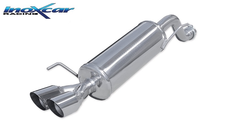 SCARICO FINALE SPORTIVO SILENZIATO RACING INOXCAR PER ALFA ROMEO MITO 1.6 JTDM 120CV (DOPPIA USCITA)