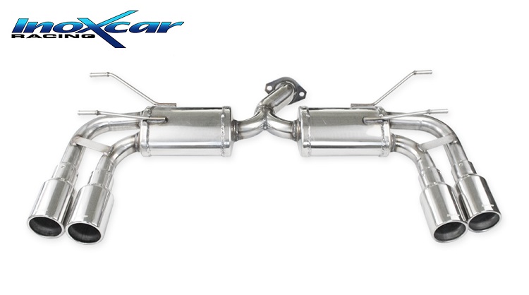 SCARICO FINALE SPORTIVO SILENZIATO INOXCAR PER ABARTH 124 SPIDER 1.4T MULTIAIR 170CV (4 USCITE)