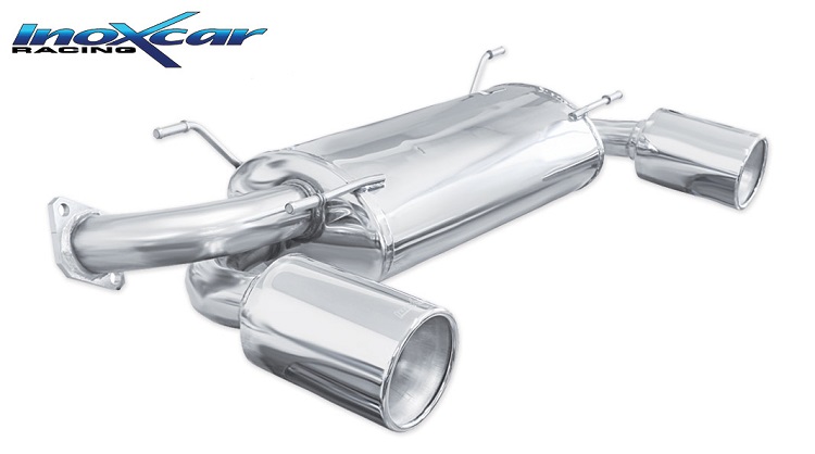 SCARICO FINALE SPORTIVO SILENZIATO MEGA INOXCAR PER TOYOTA GT86 (Ø 120MM)