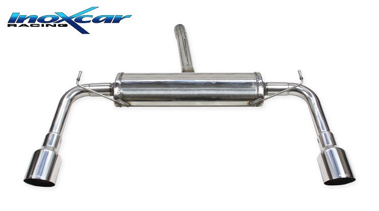 SCARICO FINALE SPORTIVO SILENZIATO RACING INOXCAR PER ALFA ROMEO GIULIETTA 1.4 TURBO 120CV (DOPPIO 102MM)